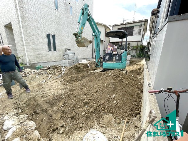 枚方市渚元町　第4期　新築一戸建ての外観|現在の進捗状況です！順調に作業進行中、完成が待ち遠しいです！詳細の間取り等、お気軽にお問い合わせください！