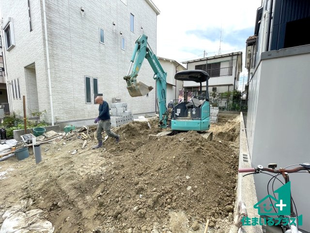 枚方市渚元町　第4期　新築一戸建ての外観|現在建築中！落ち着いた街並みで新生活を始めることが出来そう！周辺の物件も併せてご紹介させて頂きます！