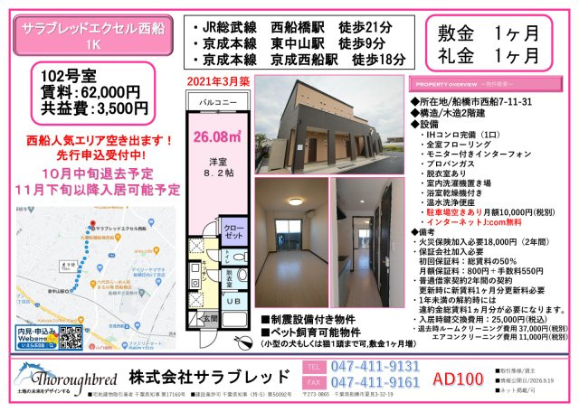 サラブレッドエクセル西船のその他|募集図面ご要望の場合、賃貸部 chintai1@tb-one.net までメールにてご連絡ください。