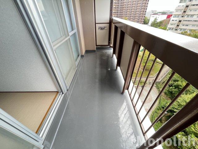 泉北原山台１丁３号棟のバルコニー