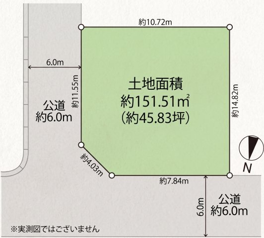 京都府宇治市神明宮北50-52の土地図