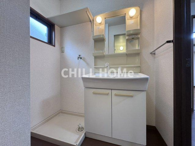 前橋市天川町のアパートの洗面所|当社、チルホームのHPもご覧ください(^^)/物件情報多数♪