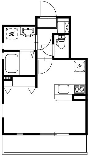東村山市秋津町５丁目のアパートの間取り