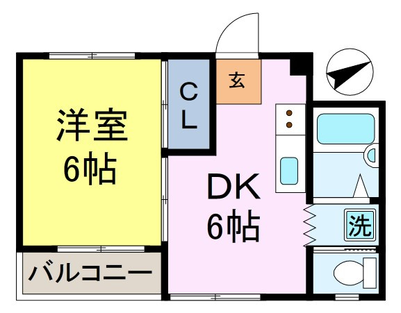 イーストハウスの間取り