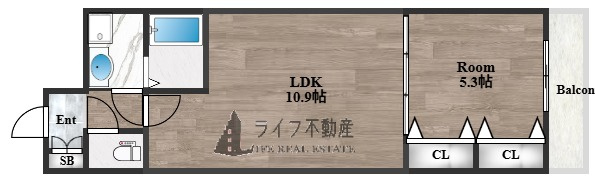 クリエオーレ東石切町の間取り