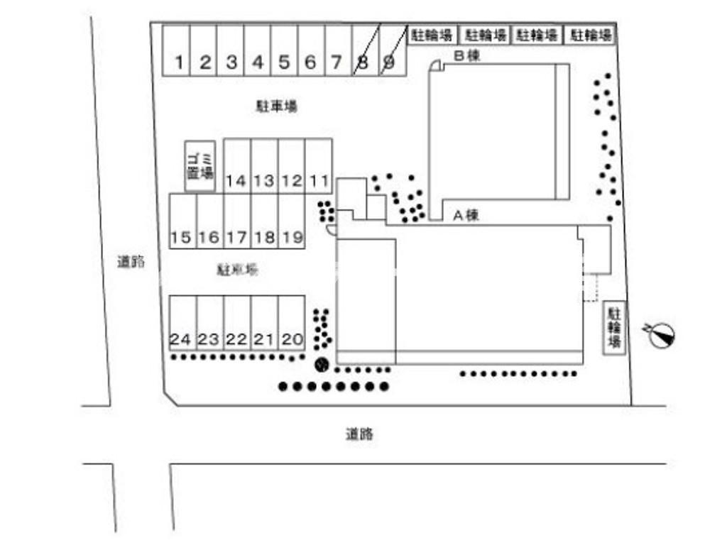 エスポワール南林間※初期費用分割あと払いサービス利用可能物件の区画図