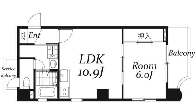 フォレストコート四ツ木の間取り|間取りです。