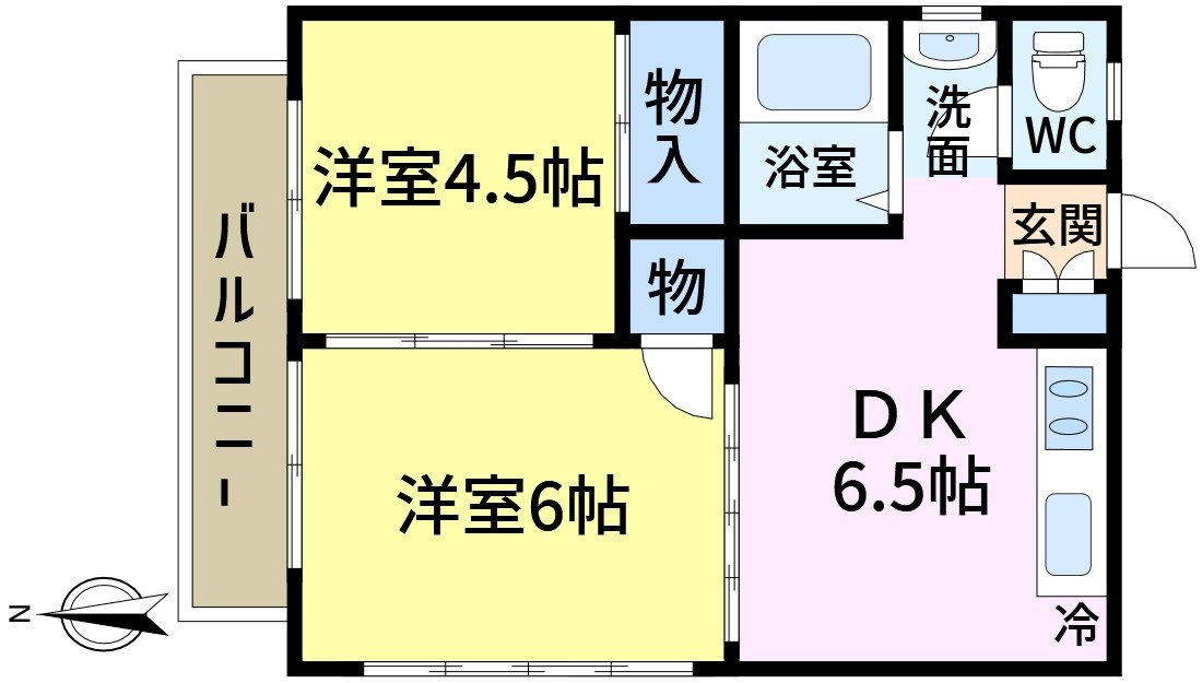 北口ビレッジの間取り