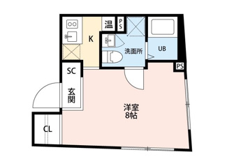 【間取り】 | ＡＸＩＡＭ　ＳＵＭＩＤＡ | 間取りです。