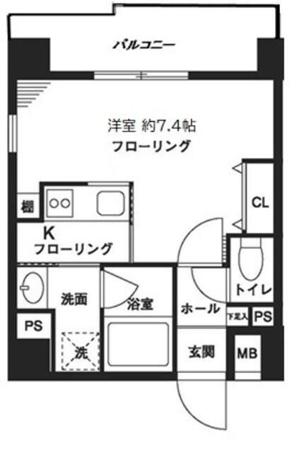 レジデンスみそのの間取り|間取りです。