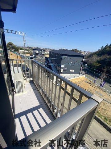 グラン岡垣Ⅴのバルコニー