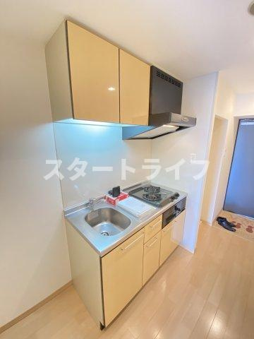 大阪市淀川区西中島２丁目の賃貸マンションのキッチン