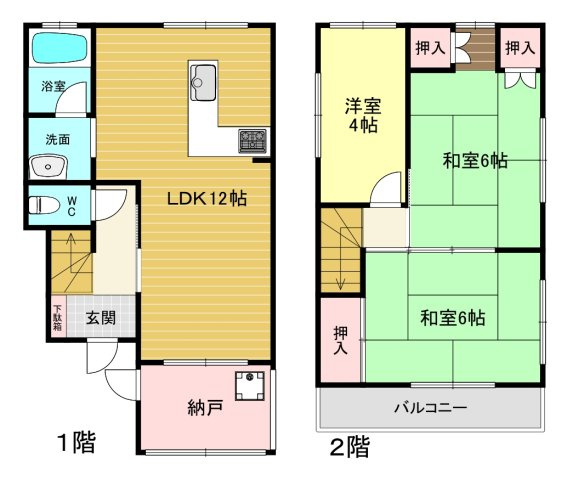 【間取り】 | 能登町貸家