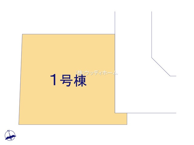 越谷市増森1期　新築一戸建ての区画図