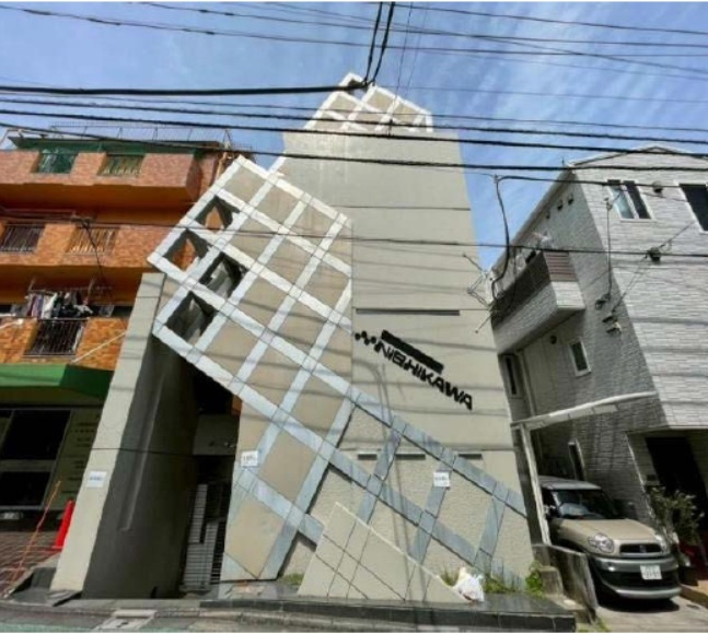 新宿区喜久井町　建築条件なし売地の外観