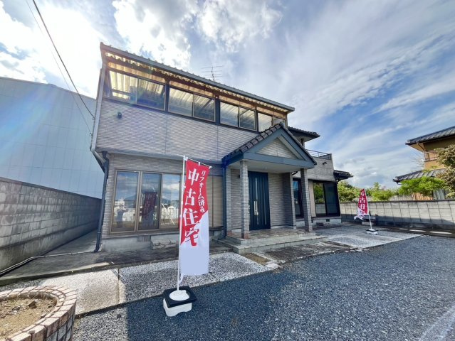 下妻市下妻丙-5 リフォーム物件　の外観|内覧予約受付中！ぜひ、お気軽にお問い合わせください♪
2026年9月撮影