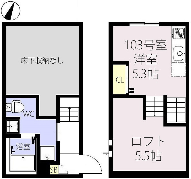 RIZEST Kオークスの間取り