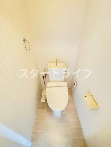 大阪市淀川区木川東２丁目の賃貸マンションのトイレ