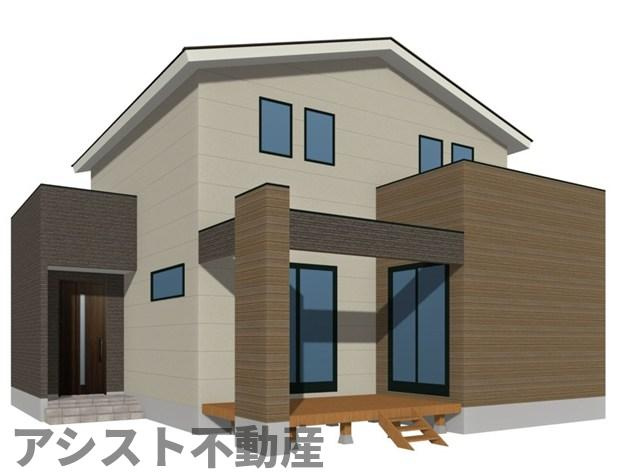 サンコート 飯塚市有安の外観パース|外観パースです