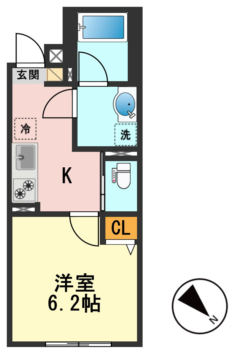 ディアコート新小岩の間取り