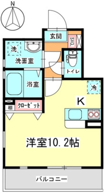 フルールの間取り