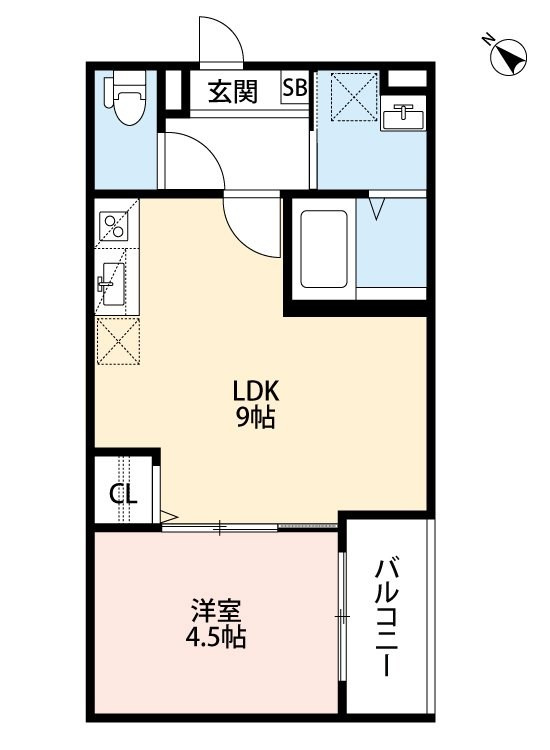 エリシオン大物町の間取り