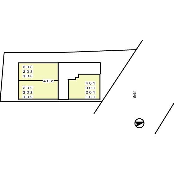 シンフォニーコートの区画図