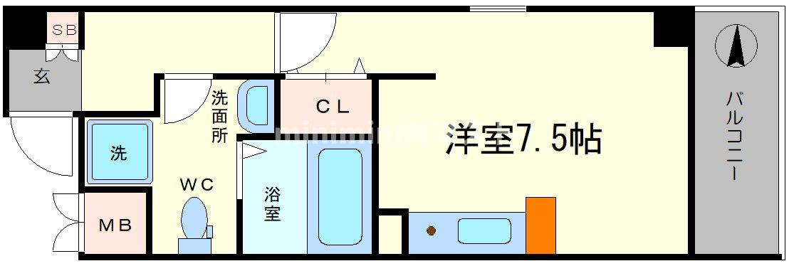 セレブコート日本橋の間取り