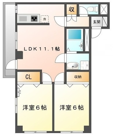 アメニティプレイスの間取り|間取りです。
