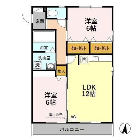 グレイス戸出の間取り