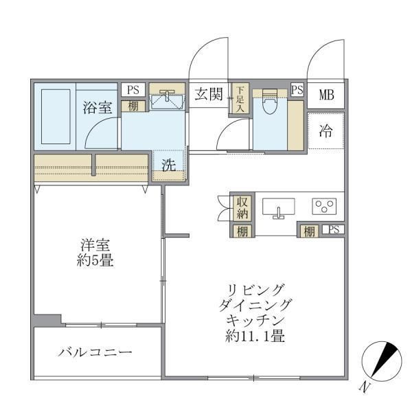 ＣＯＭＰＯＳＩＴＥ　大井町　ＨＩＬＬＴＯＰの間取り