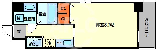 エグゼ大阪BAYの間取り|エグゼ大阪BAY　間取り