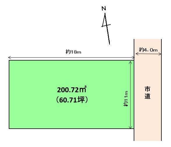石巻市大宮町土地の土地図