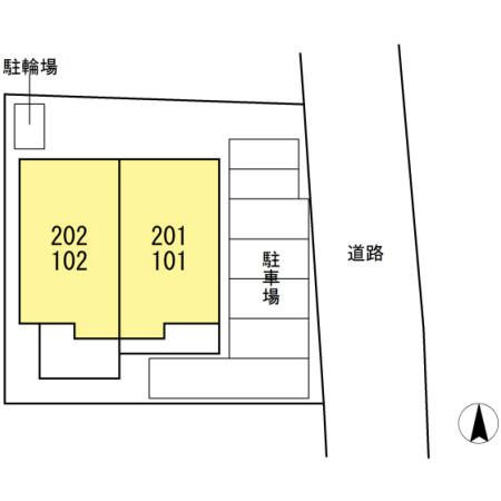 グレイスヴィラの区画図
