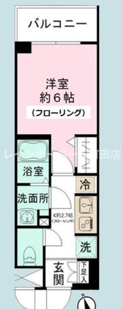 N-stage つきみ野※初期費用分割あと払いサービス利用可能物件の間取り