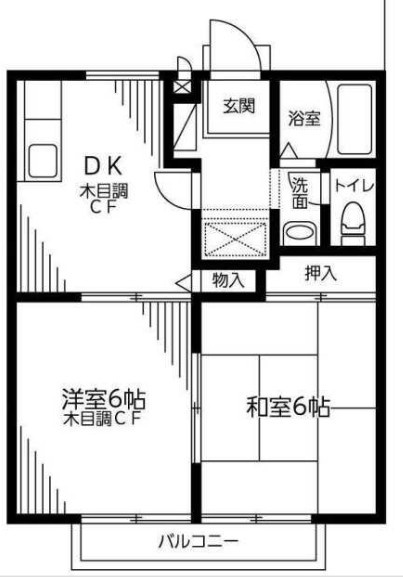 サンライズ　壱番館の間取り|間取りです。