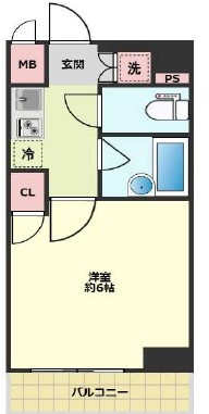 ルーブル中村橋弐番館の間取り|間取りです。