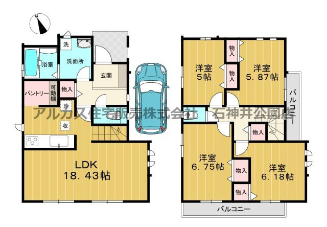 練馬区南大泉２丁目　新築一戸建　西武新宿線　東伏見