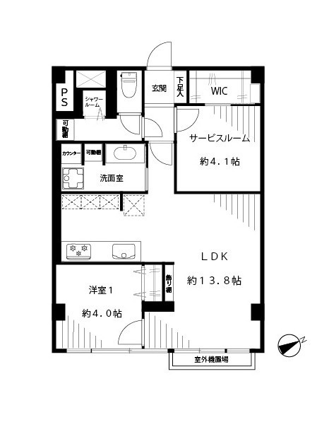 清水ビルの間取り