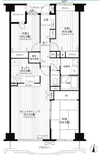 エクレール21の間取り