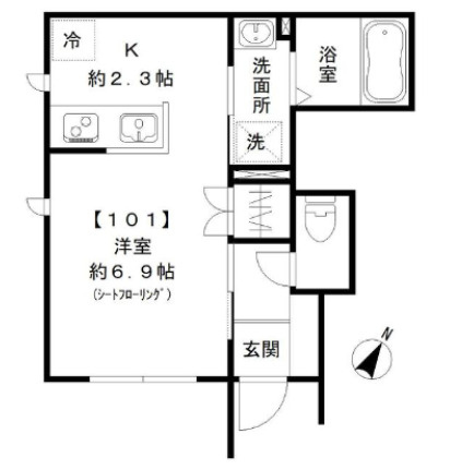 saule 新都心の間取り
