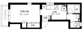 【間取り】 | ヒルズ大塚 | 間取りです。