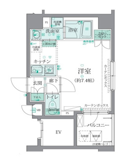 【間取り】 | ＬＥＸＥ　ＡＺＥＳＴ亀戸 | 間取りです。