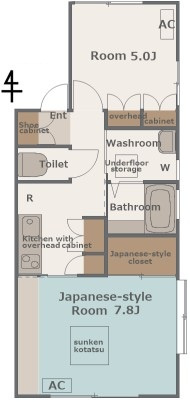 Hx東府中の間取り