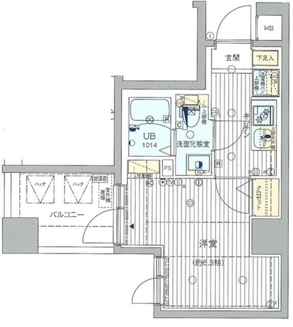 GROWS RESIDENCE横浜大通り公園の間取り|間取りです。