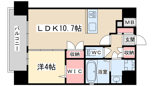 【間取り】 | ミラージュパレス新梅田Cielo