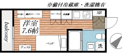 Ｌｉｇｅｒｅ南行徳Ｗｅｓｔの間取り