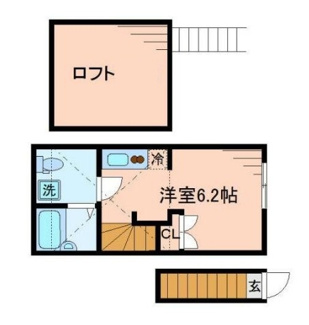 【間取り】 | ポモドーロ蒲田 | 間取りです。
