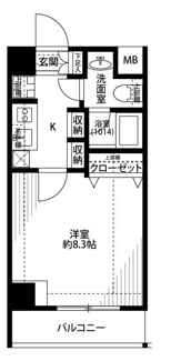【間取り】 | プレール・ドゥーク高円寺Ⅱ | 間取りです。