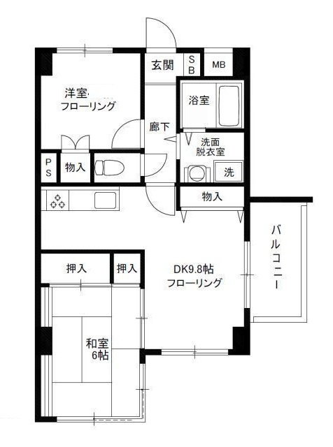 ラ・フォレ根岸の間取り|間取りです。